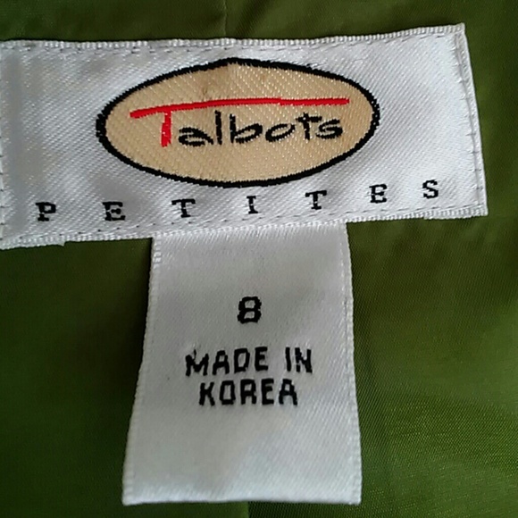 TALBOTS | Green tailored blazer - Picture 8 of 8